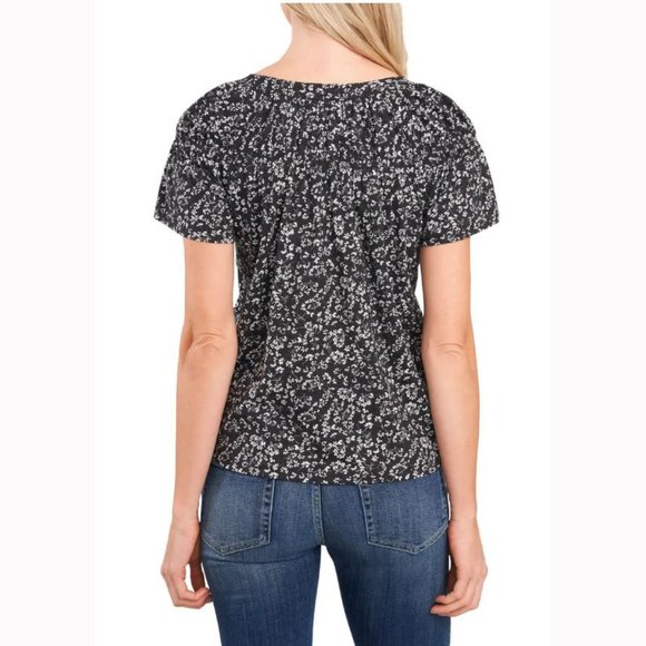 Cece Women's Ditsy Floral Print T-shirt - Picture 8 of 8